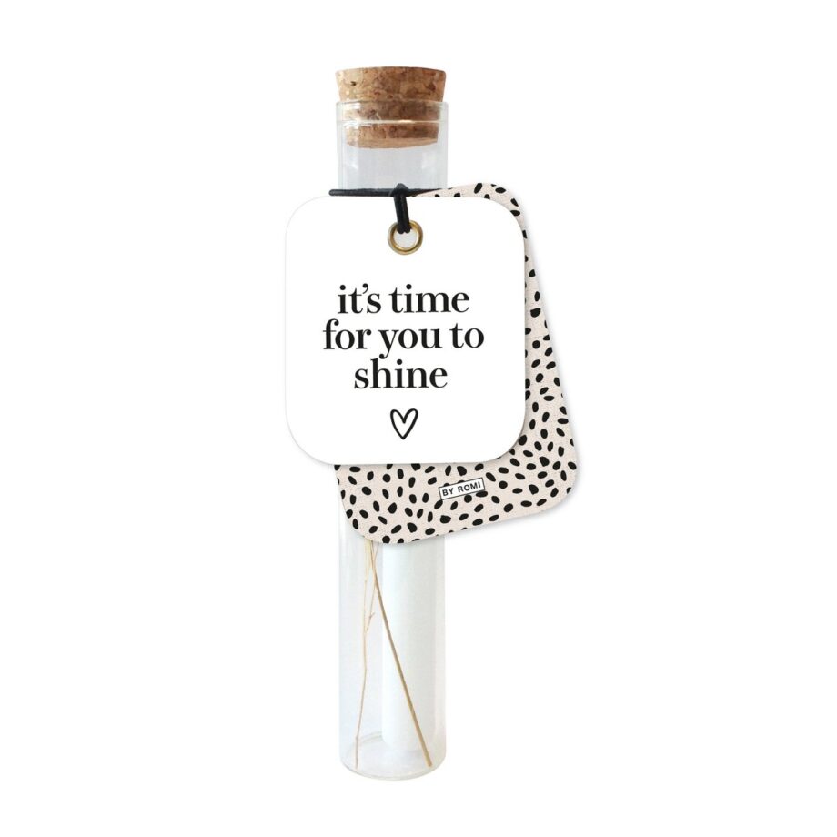 Wensbuisje Met Kaarsje - It's Time For You To Shine