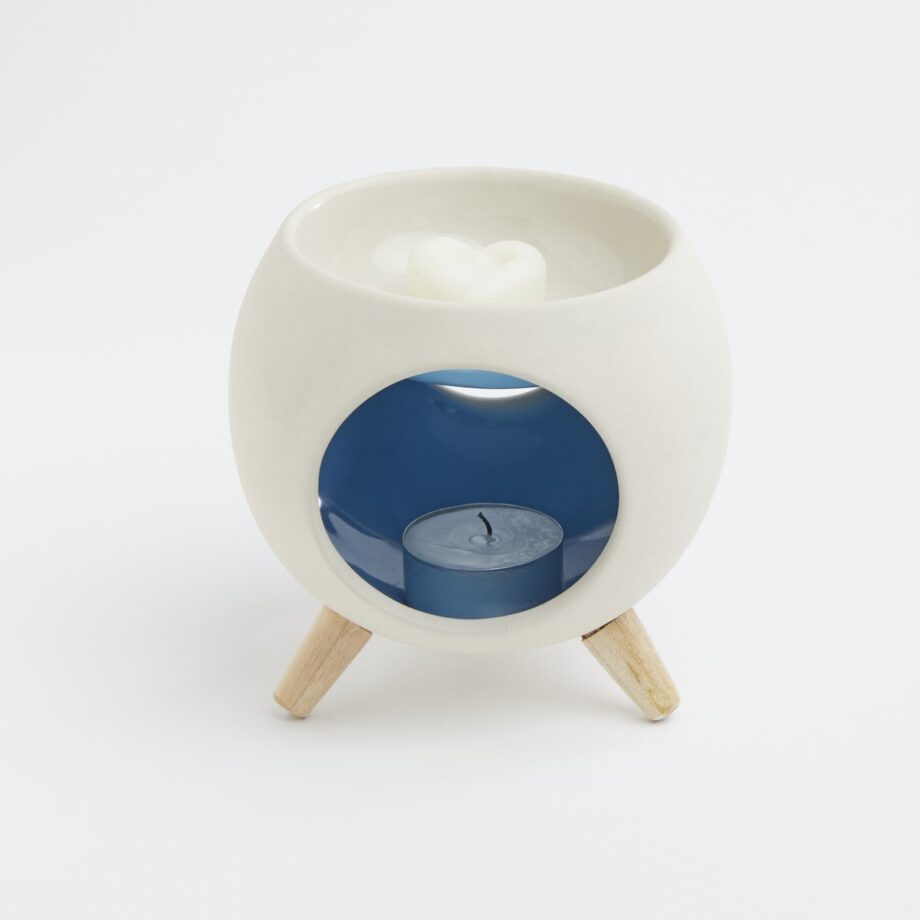 Aromatische diffuser voor geurwas - Ronde Blauwe Brander